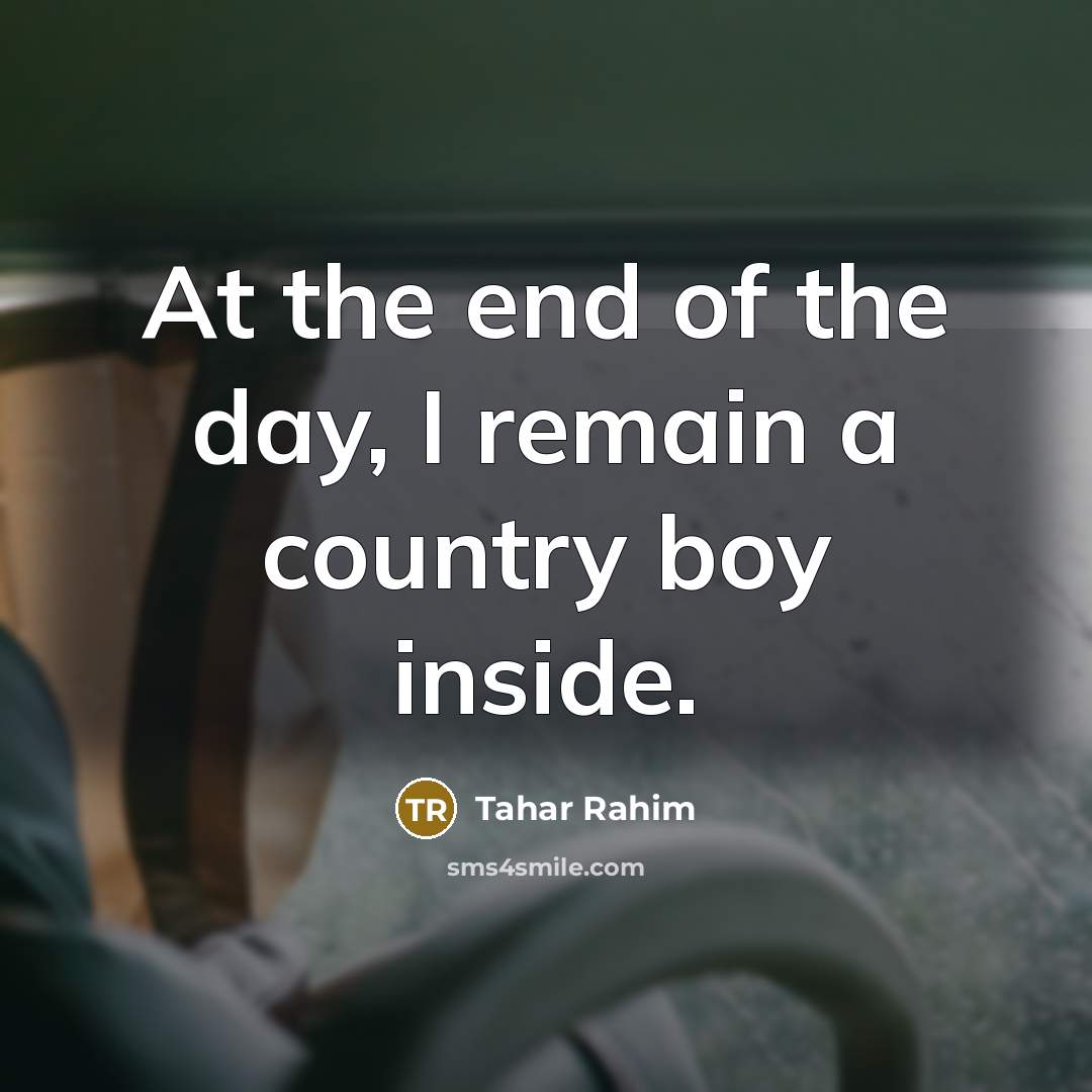 “At the end of the day, I remain a country…” quote by Tahar Rahim