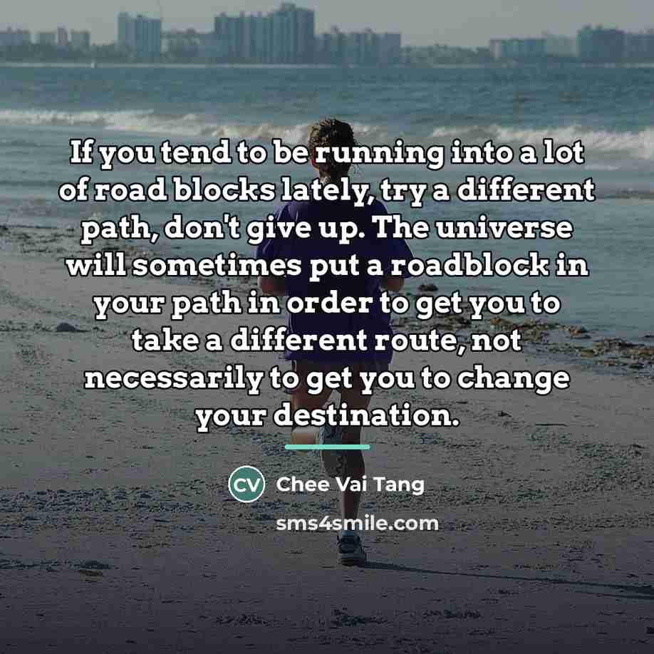 “If you tend to be running into a lot of…” quote by Chee Vai Tang
