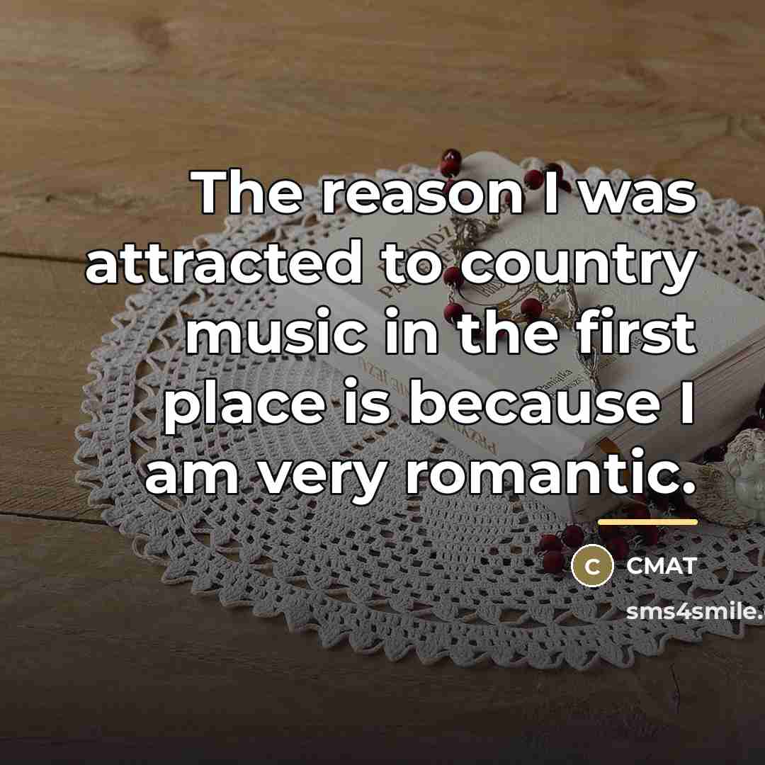 “The reason I was attracted to country music in the…” quote by CMAT