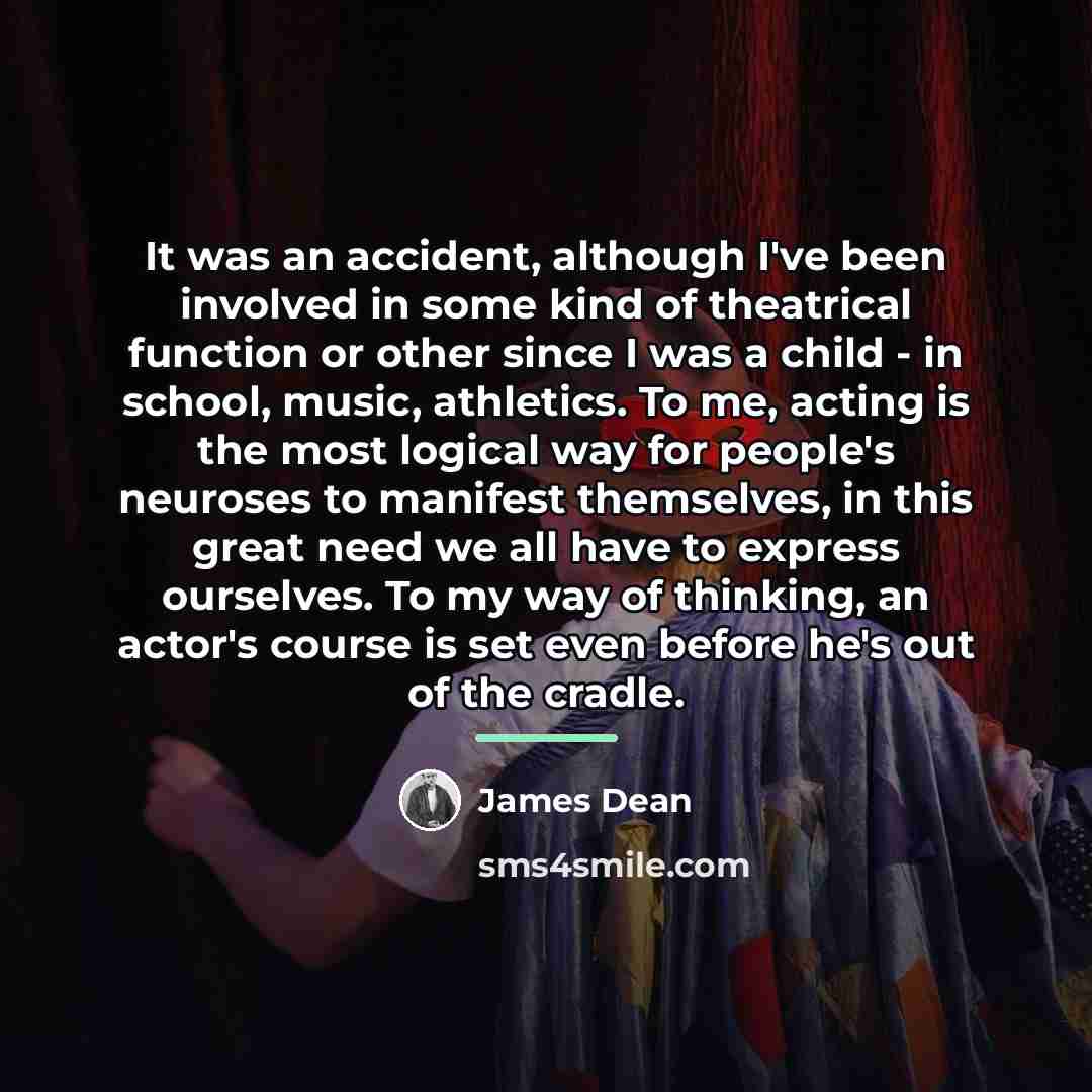 “It was an accident, although I've been involved in some…” quote by James Dean