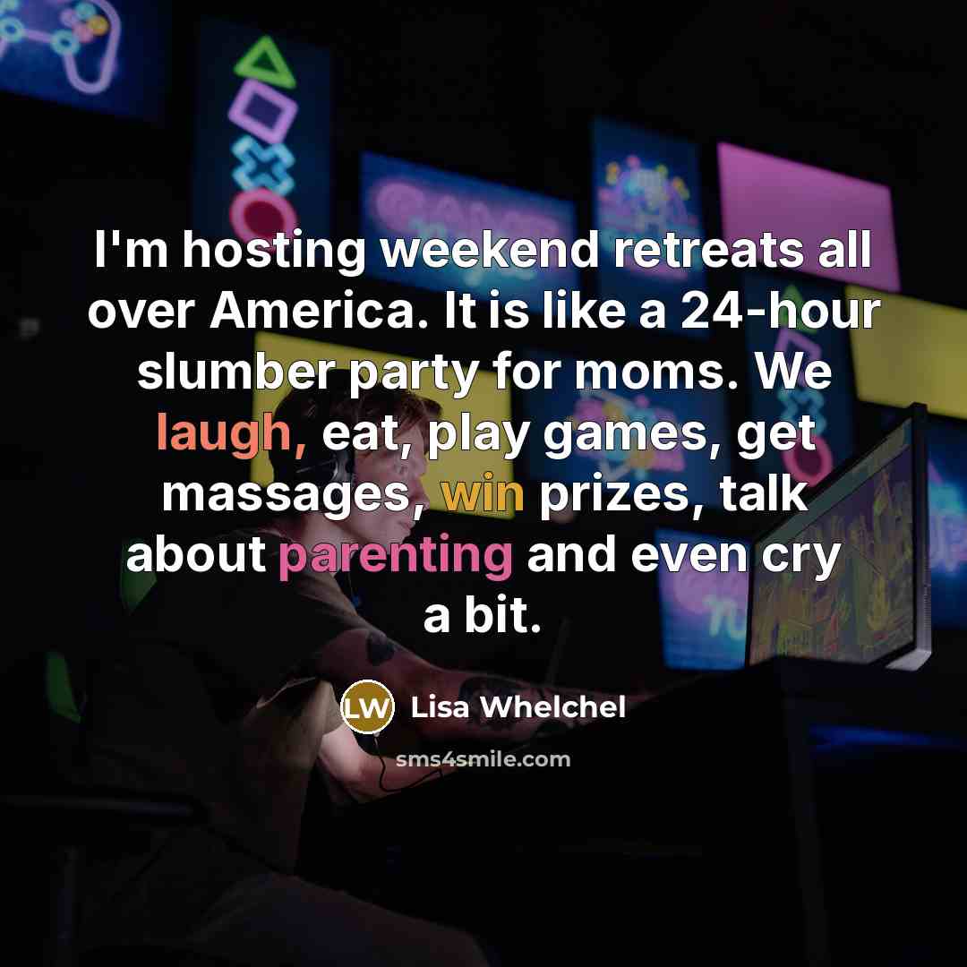“I'm hosting weekend retreats all over America. It is like…” quote by Lisa Whelchel
