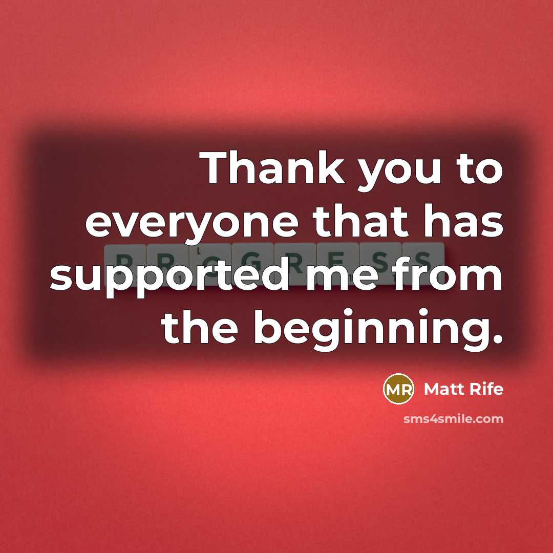 “Thank you to everyone that has supported me from the…” quote by Matt Rife