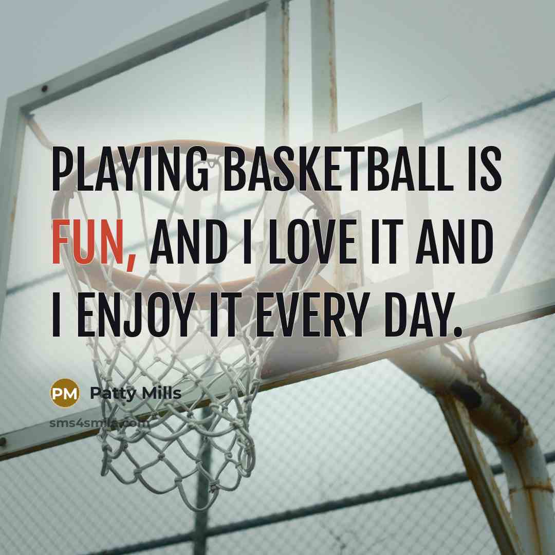 “Playing basketball is fun, and I love it and I…” quote by Patty Mills
