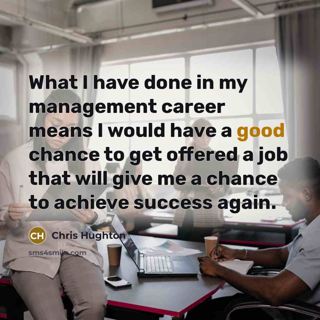 “What I have done in my management career means I…” quote by Chris Hughton