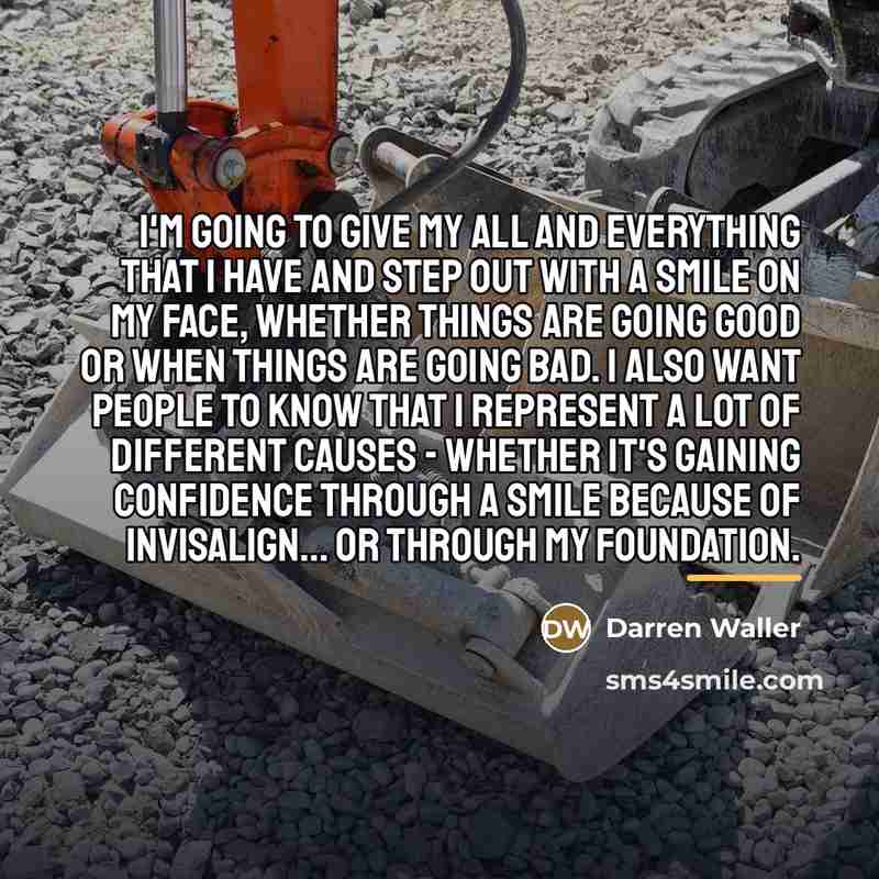 “I'm going to give my all and everything that I…” quote by Darren Waller