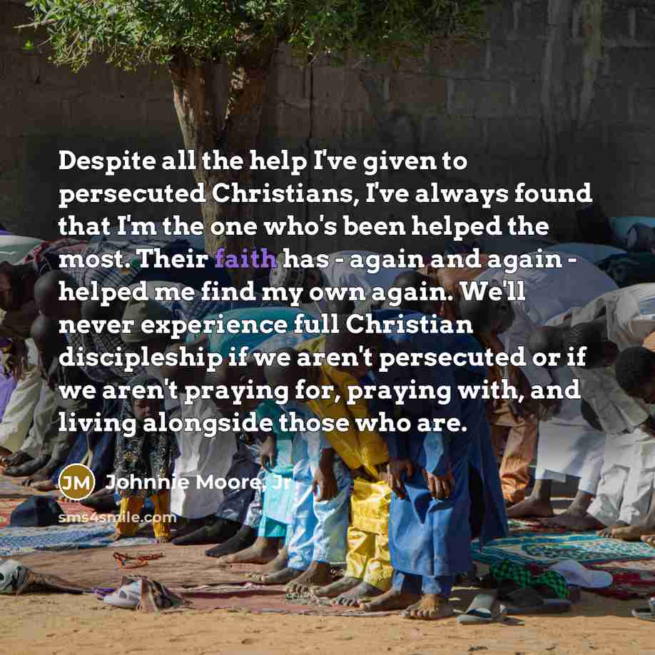 “Despite all the help I've given to persecuted Christians, I've…” quote by Johnnie Moore, Jr