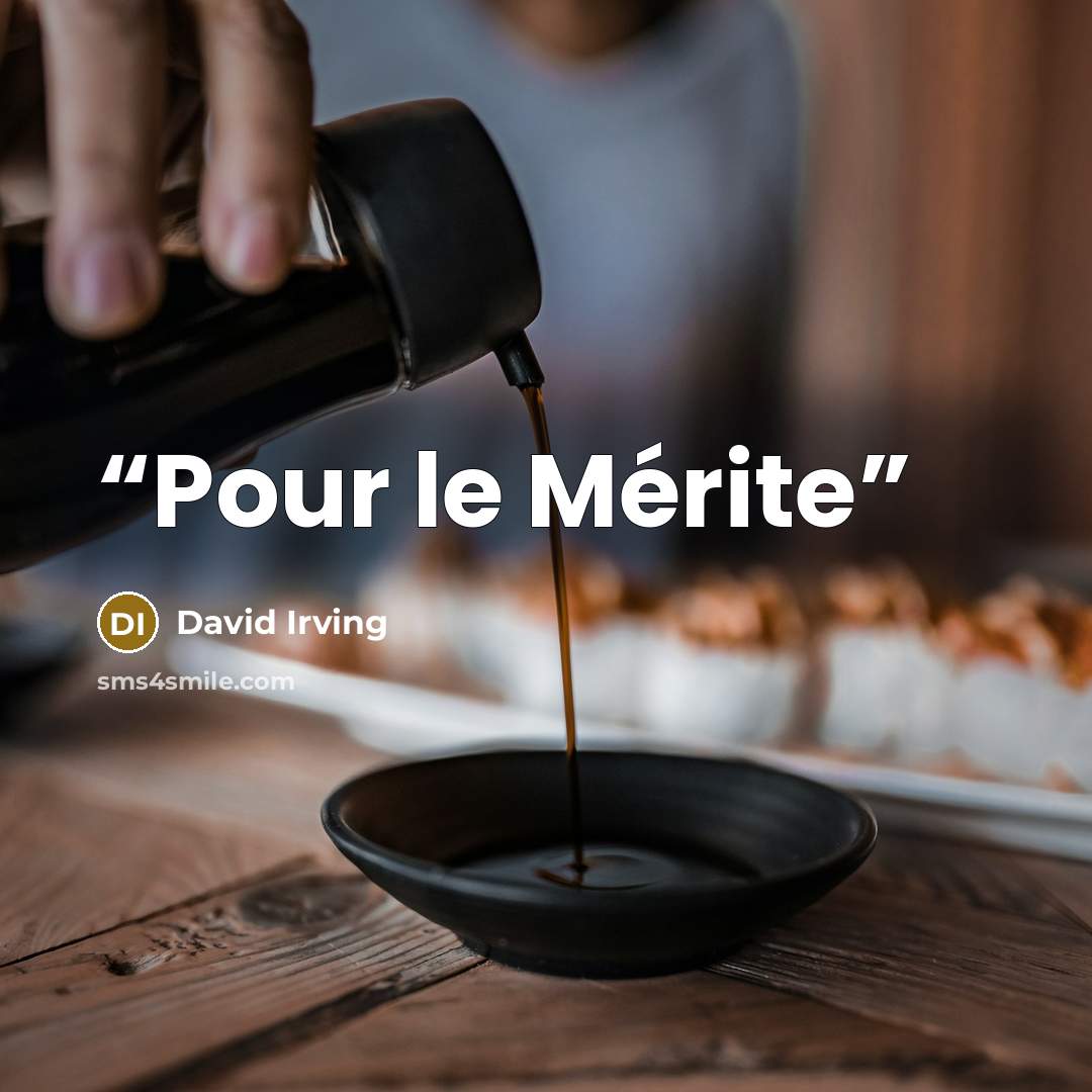 “Pour le Mérite” quote by David Irving