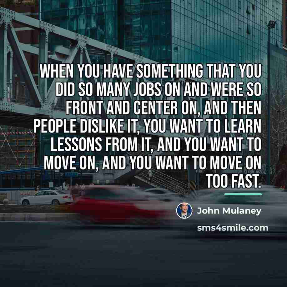 “When you have something that you did so many jobs…” quote by John Mulaney