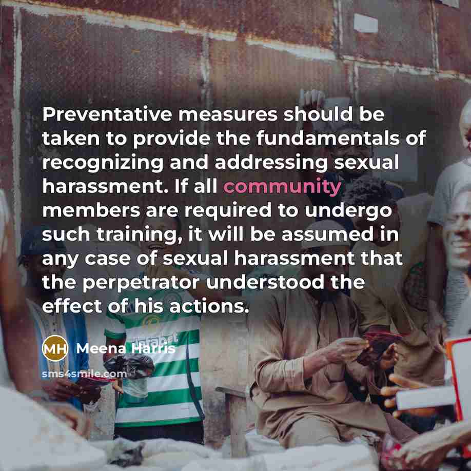 “Preventative measures should be taken to provide the fundamentals of…” quote by Meena Harris