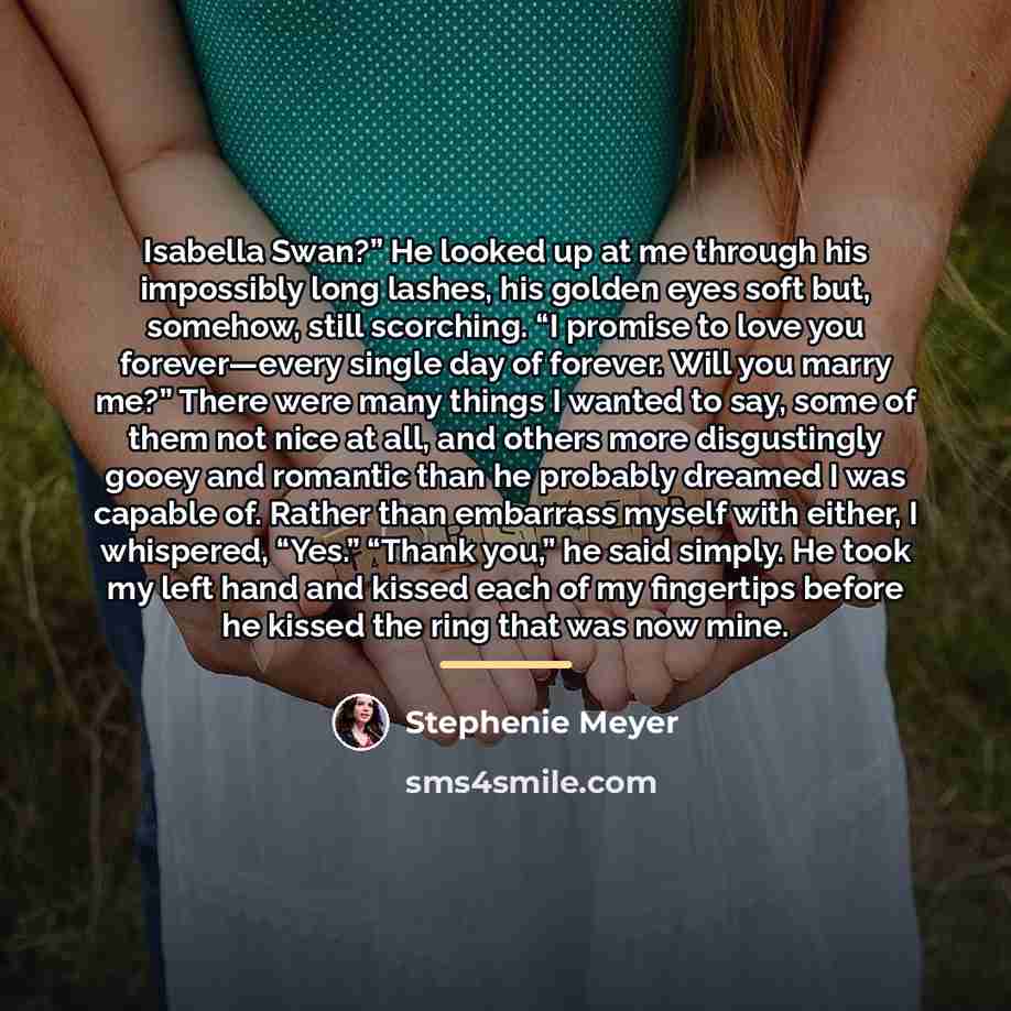 “Isabella Swan?” He looked up at me through his impossibly…” quote by Stephenie Meyer