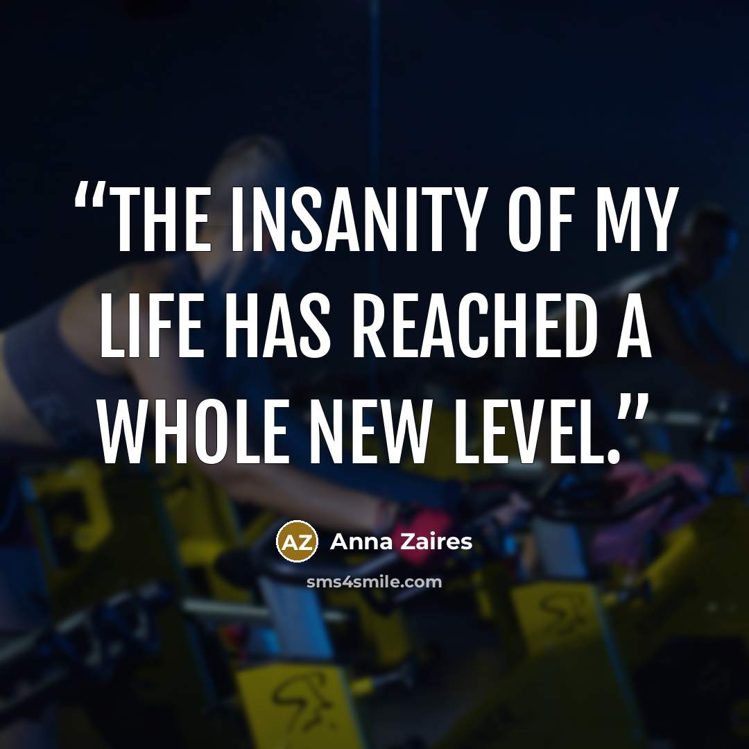 “The insanity of my life has reached a whole new level.” quote by Anna Zaires