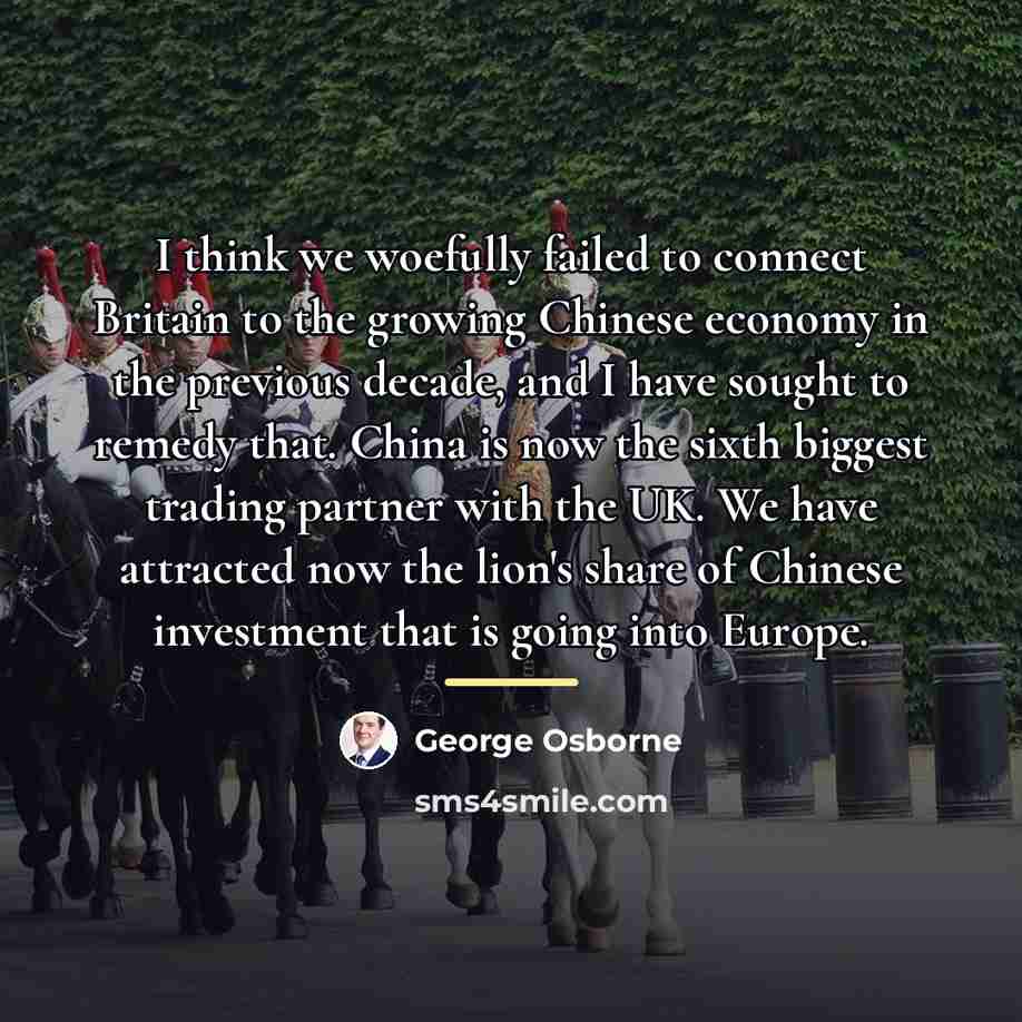 “I think we woefully failed to connect Britain to the…” quote by George Osborne