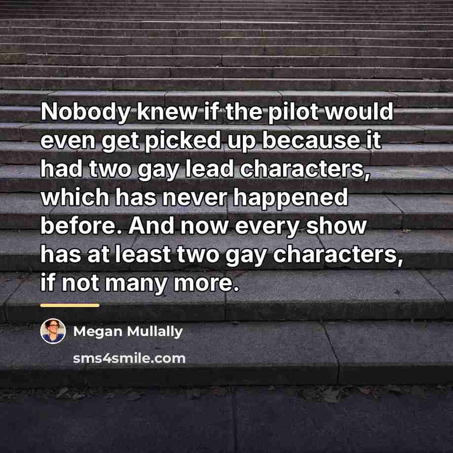 “Nobody knew if the pilot would even get picked up…” quote by Megan Mullally