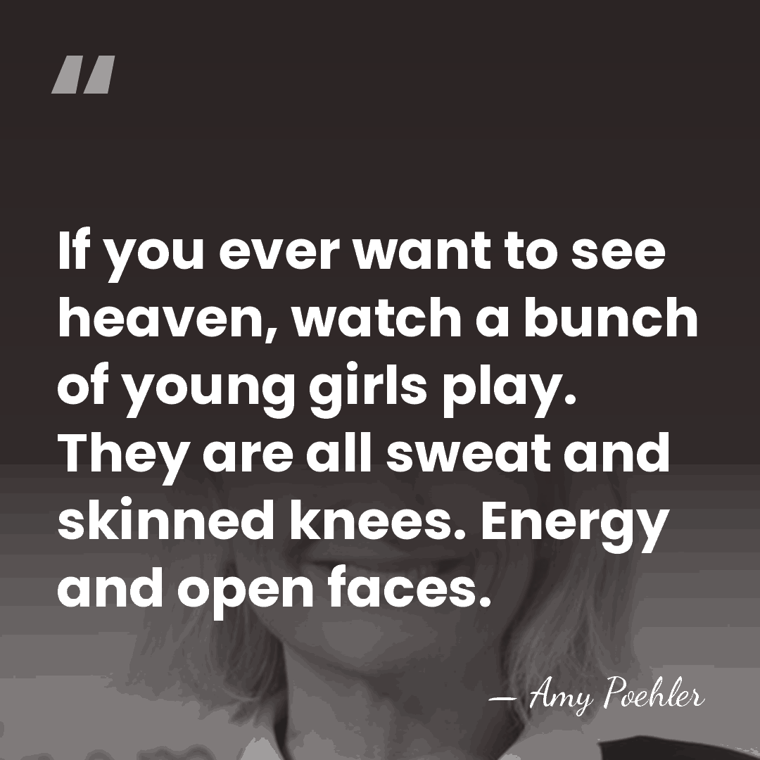 If you ever want to see heaven, watch a bunch of young&hellip; - Amy Poehler