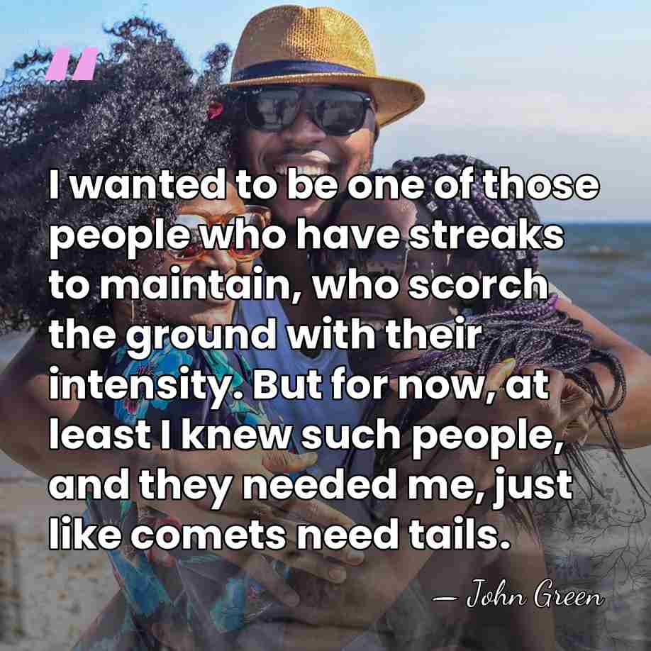 I wanted to be one of those people who have streaks to&hellip; - John Green