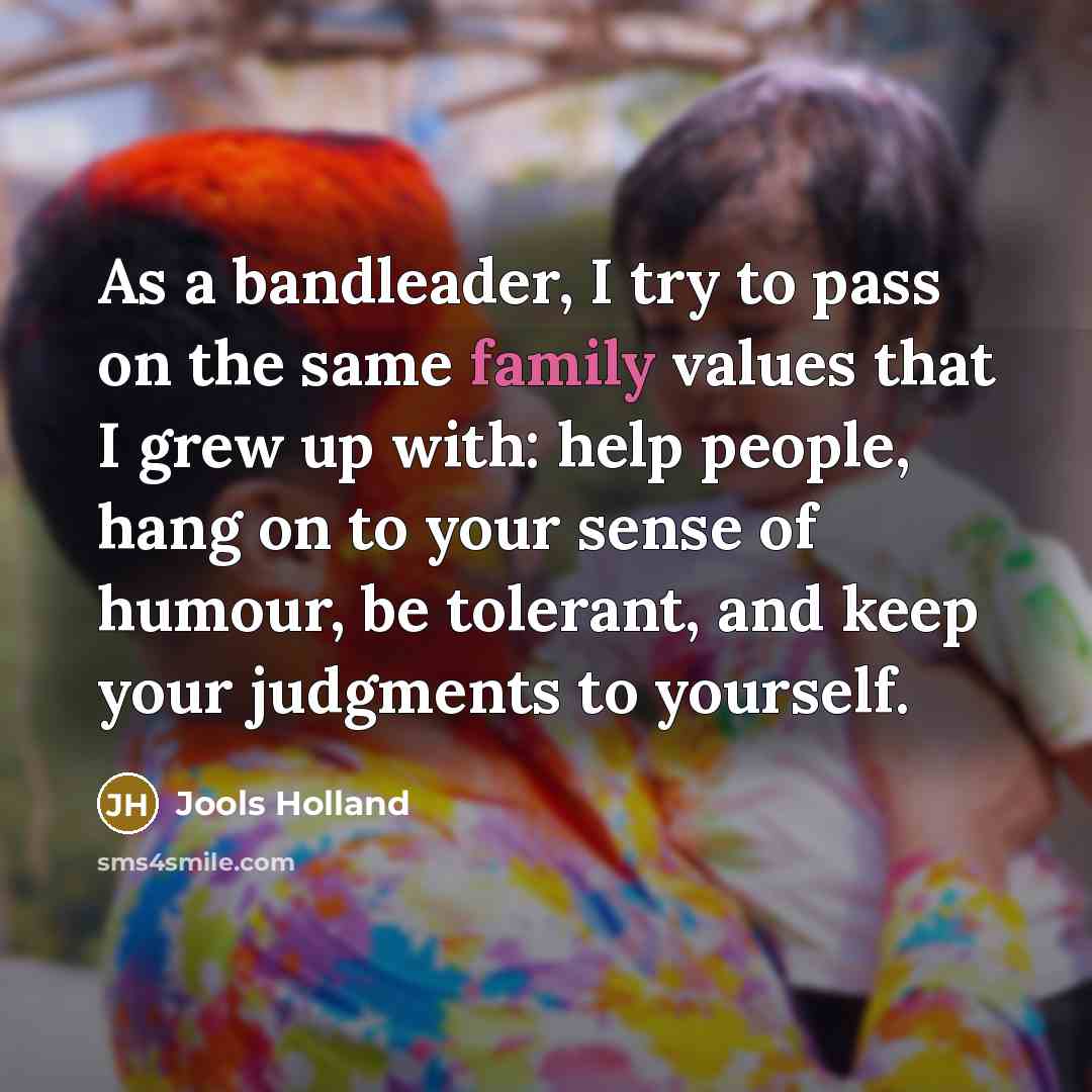 “As a bandleader, I try to pass on the same…” quote by Jools Holland
