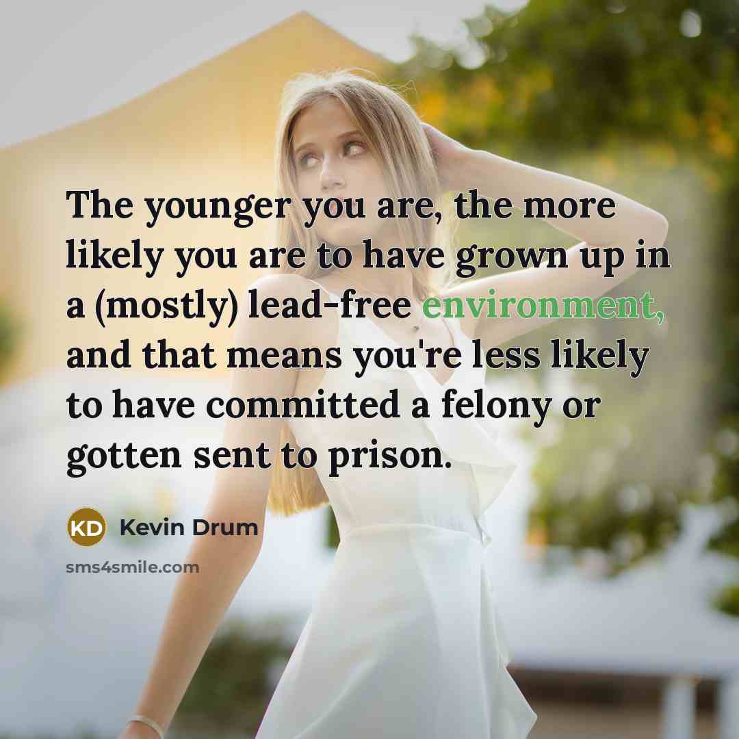 “The younger you are, the more likely you are to…” quote by Kevin Drum