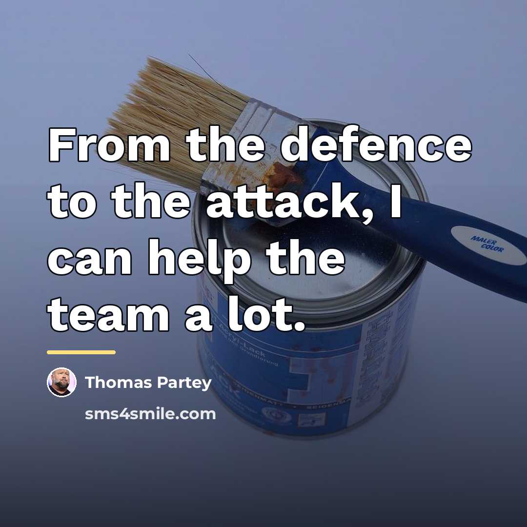 “From the defence to the attack, I can help the…” quote by Thomas Partey