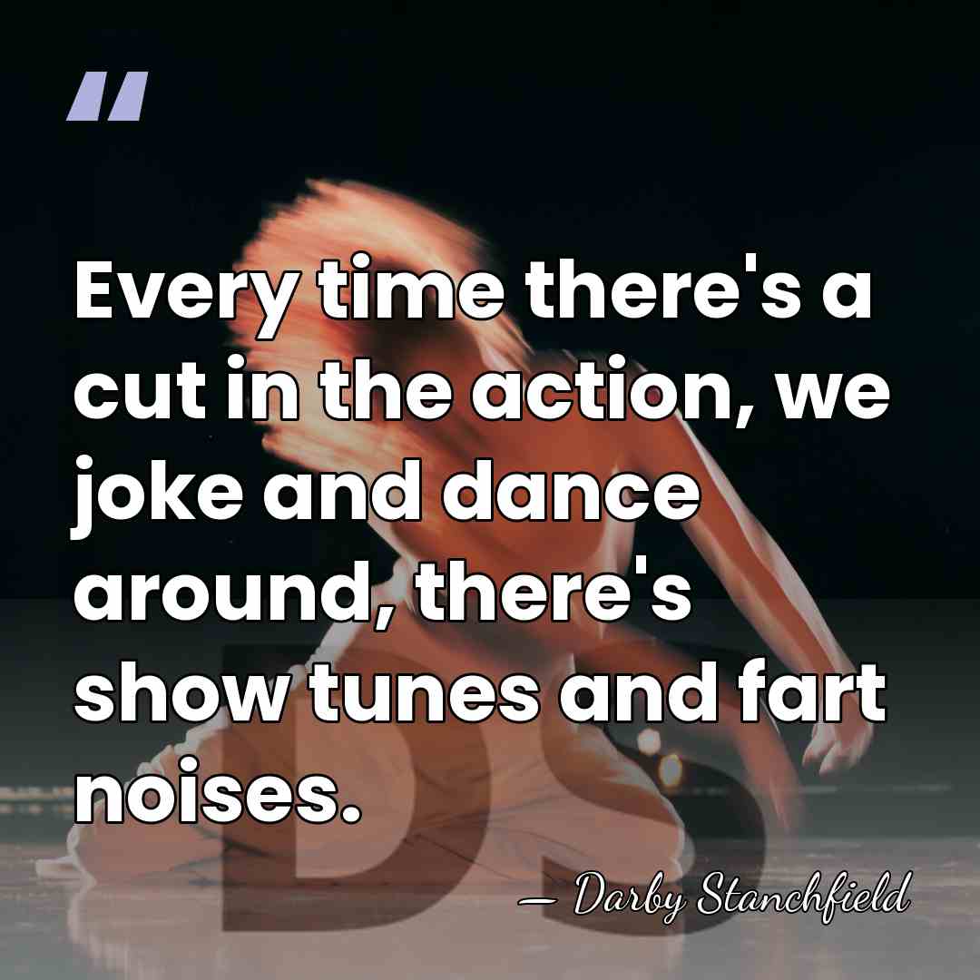 Every time there's a cut in the action, we joke and dance&hellip; - Darby Stanchfield