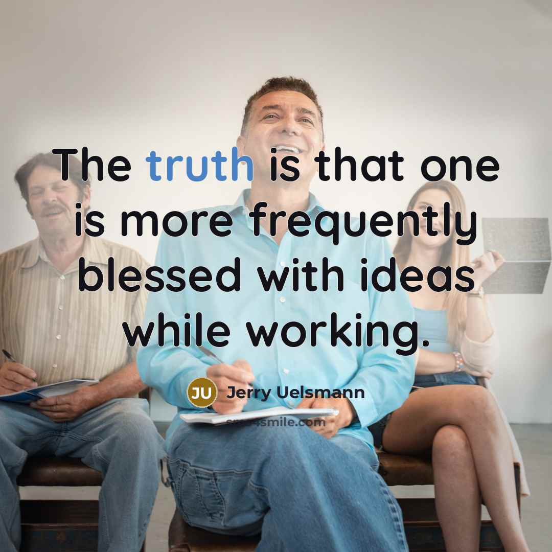 “The truth is that one is more frequently blessed with…” quote by Jerry Uelsmann
