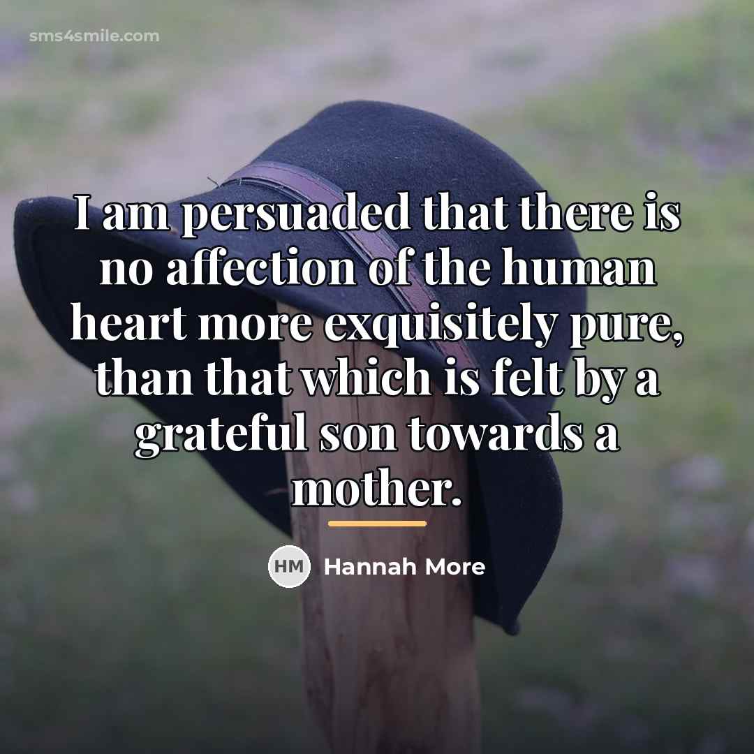 “I am persuaded that there is no affection of the…” quote by Hannah More