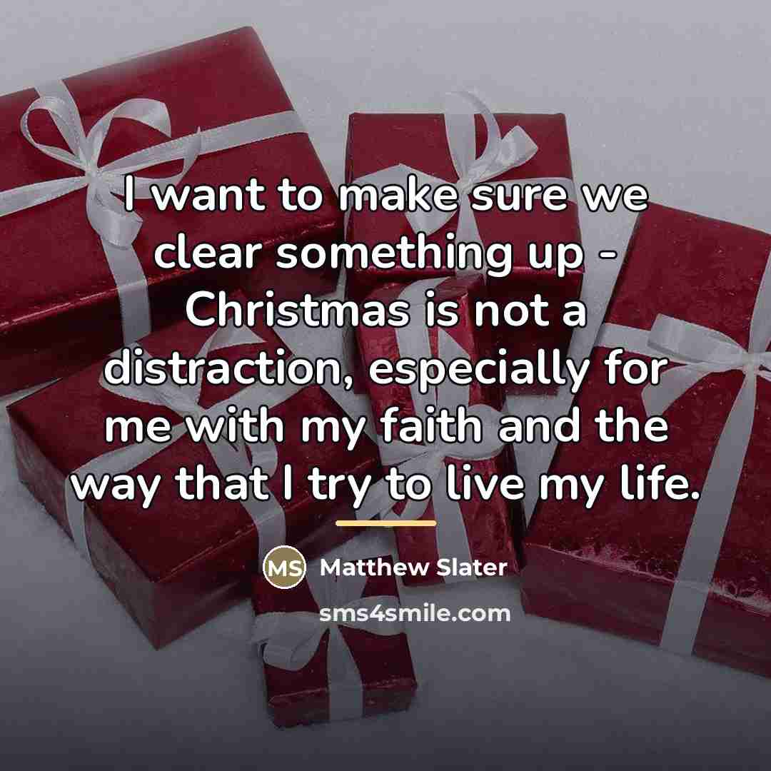 “I want to make sure we clear something up -…” quote by Matthew Slater