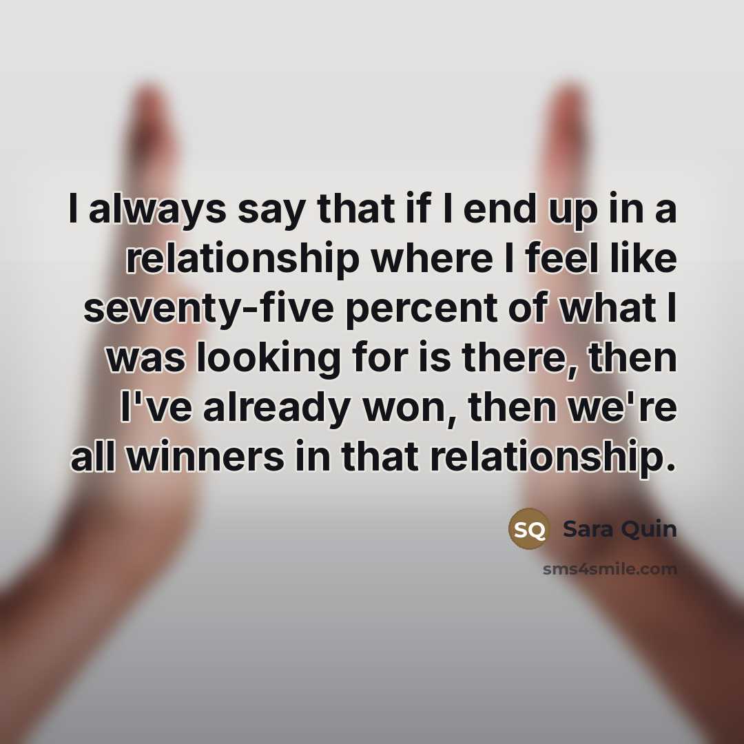 “I always say that if I end up in a…” quote by Sara Quin