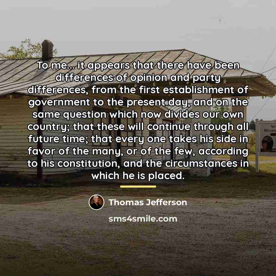 “To me... it appears that there have been differences of…” quote by Thomas Jefferson