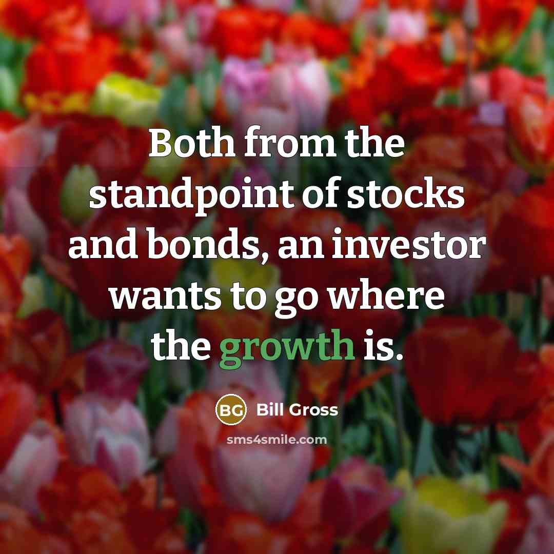 “Both from the standpoint of stocks and bonds, an investor…” quote by Bill Gross
