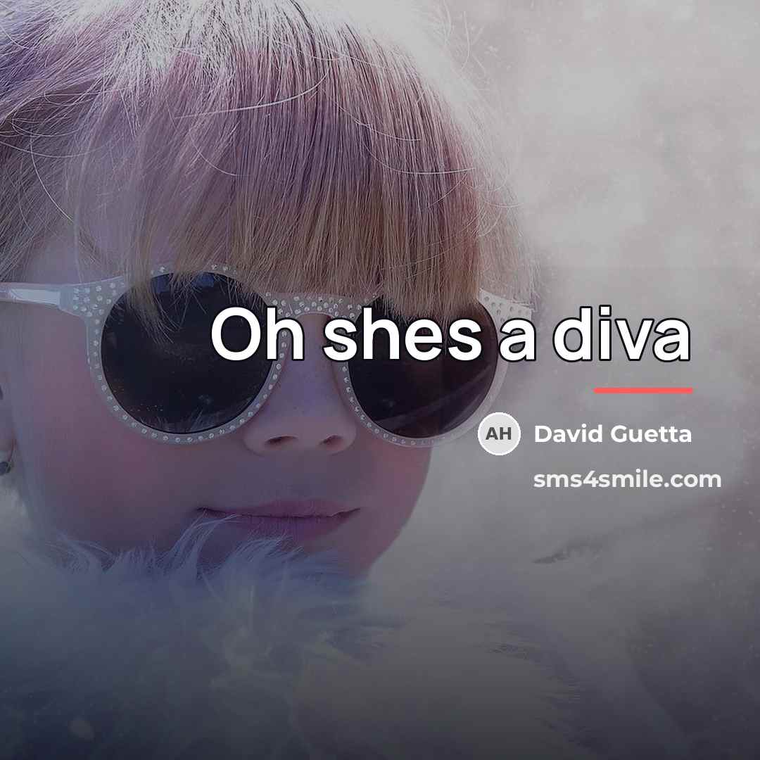 “Oh shes a diva…” quote by David Guetta