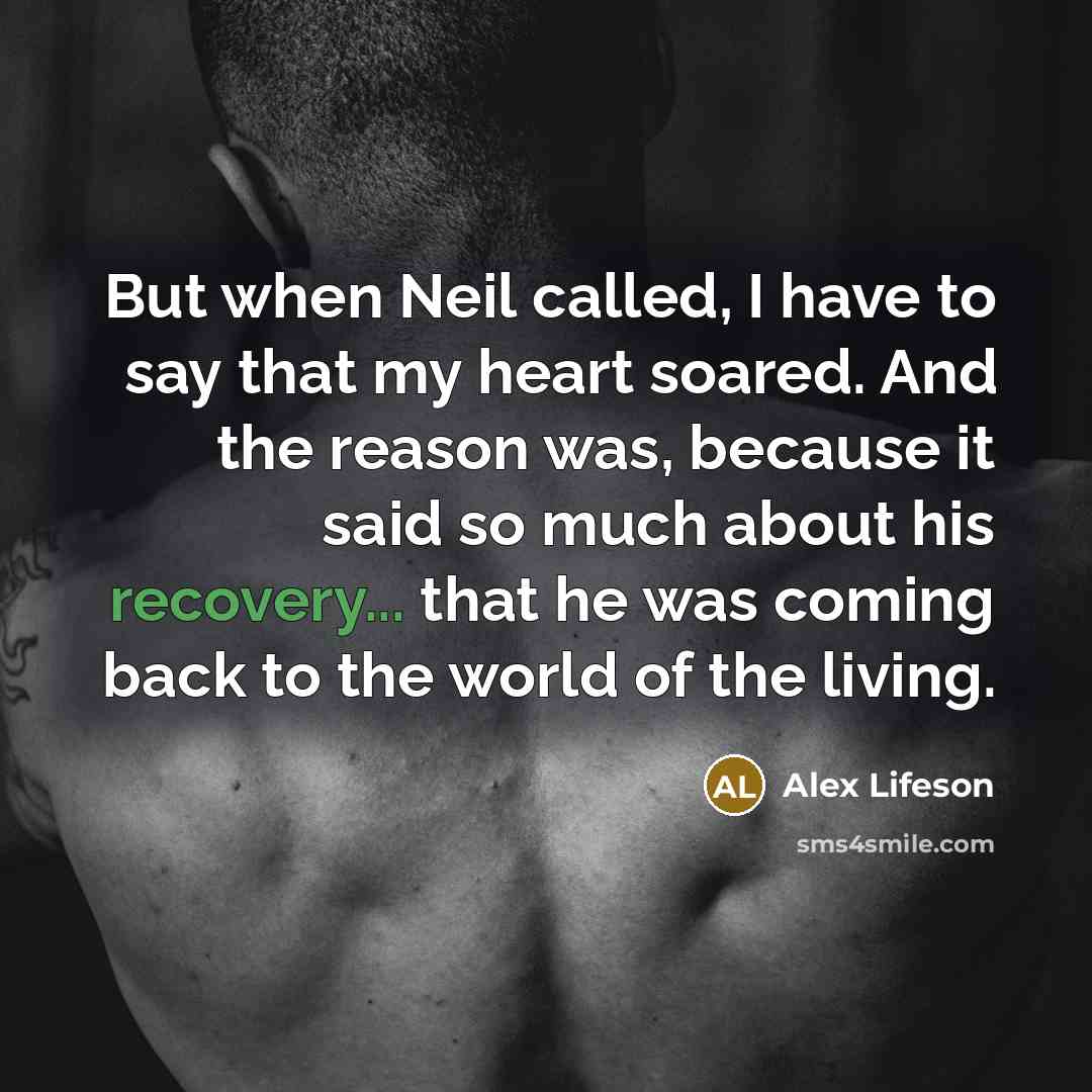 “But when Neil called, I have to say that my…” quote by Alex Lifeson