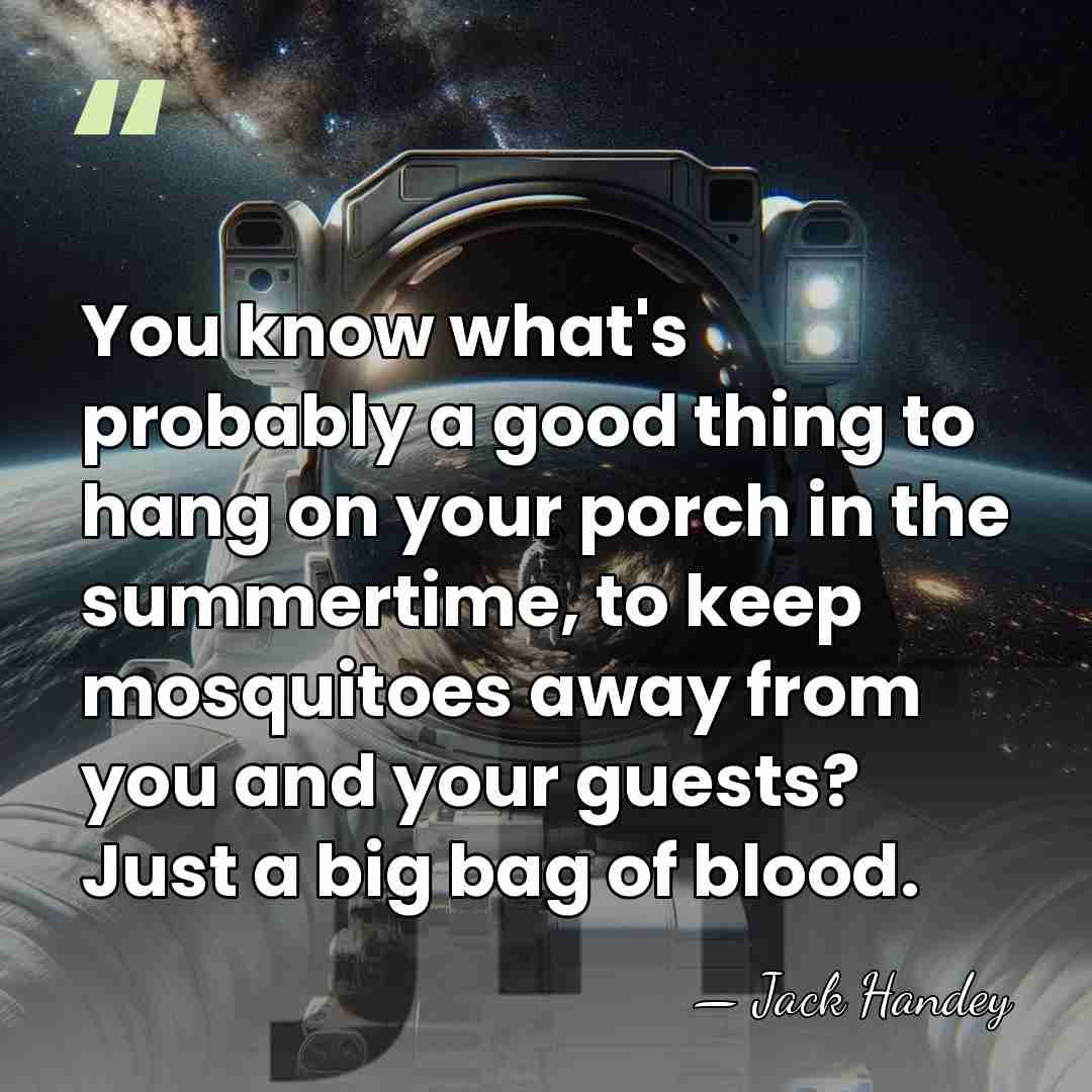 You know what's probably a good thing to hang on your porch&hellip; - Jack Handey