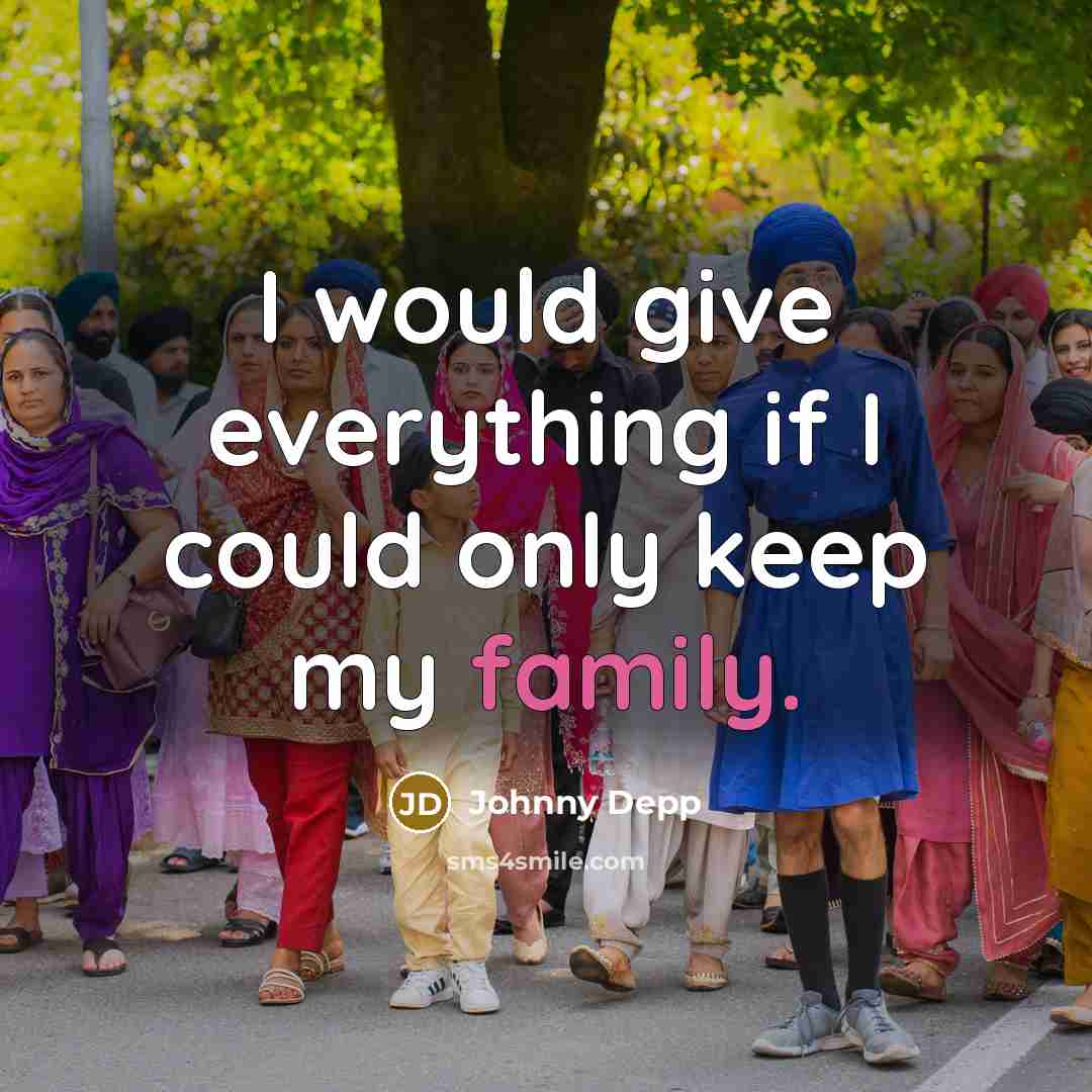“I would give everything if I could only keep my…” quote by Johnny Depp
