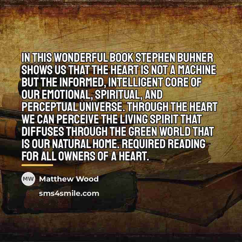 “In this wonderful book Stephen Buhner shows us that the…” quote by Matthew Wood