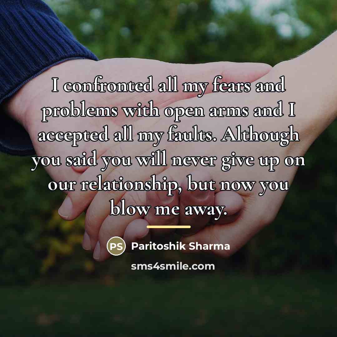 “I confronted all my fears and problems with open arms…” quote by Paritoshik Sharma