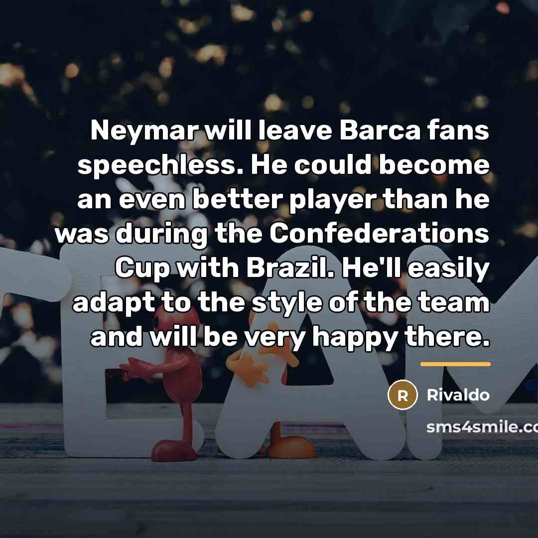 “Neymar will leave Barca fans speechless. He could become an…” quote by Rivaldo