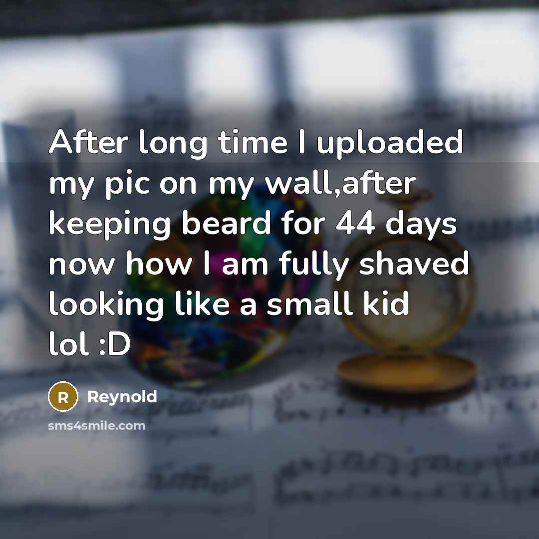 “After long time I uploaded my pic on my wall,after…” quote by Reynold