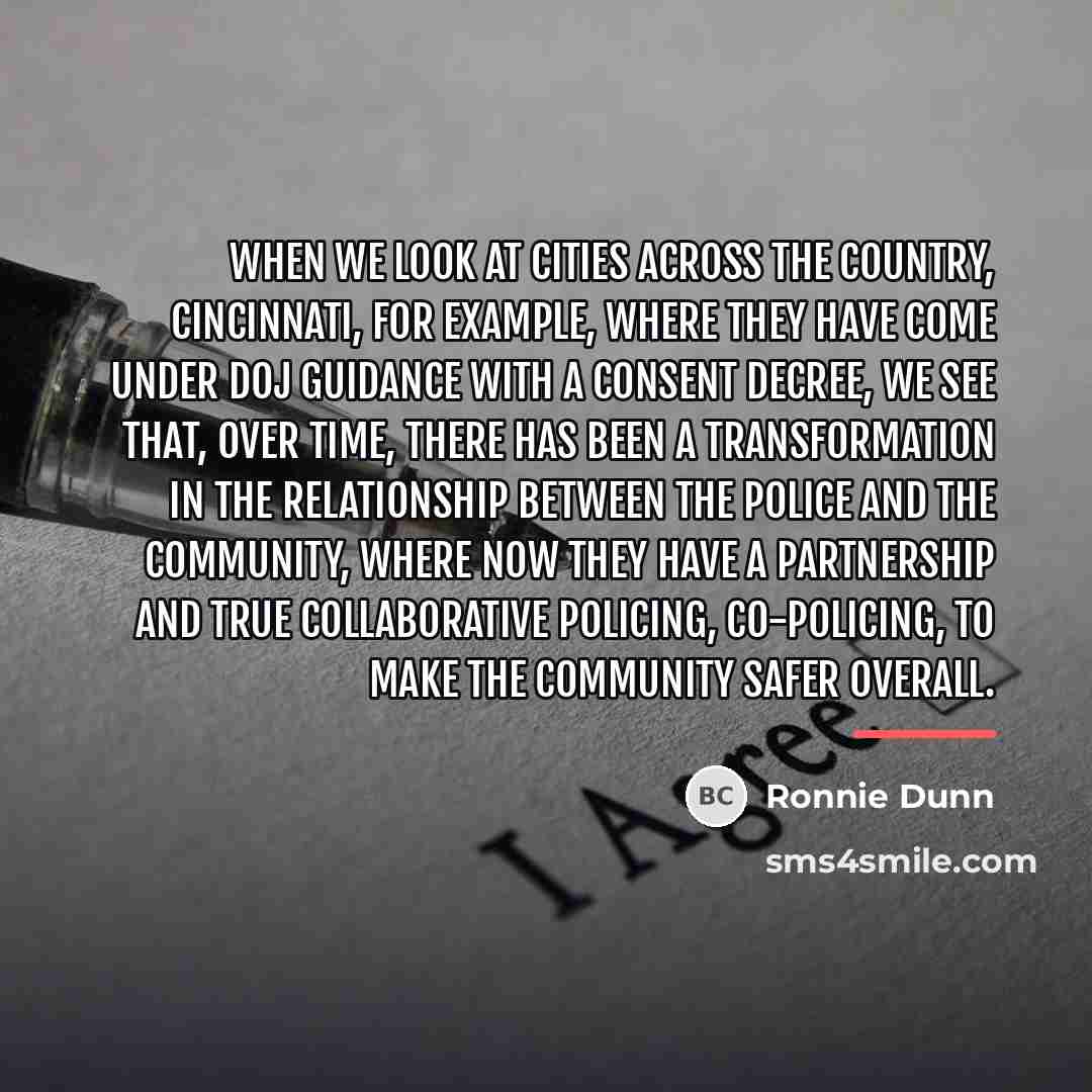 “When we look at cities across the country, Cincinnati, for…” quote by Ronnie Dunn