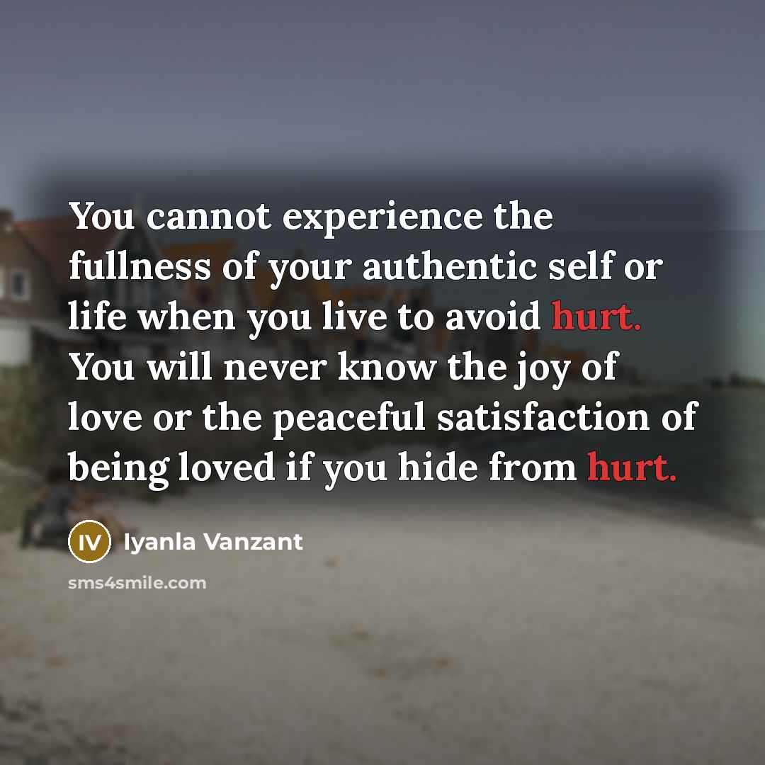 “You cannot experience the fullness of your authentic self or…” quote by Iyanla Vanzant
