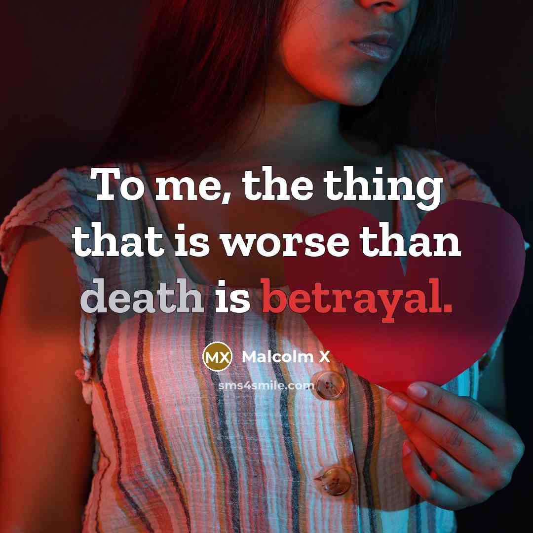 “To me, the thing that is worse than death is…” quote by Malcolm X