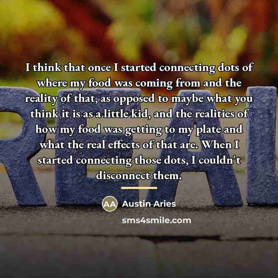 “I think that once I started connecting dots of where…” quote by Austin Aries