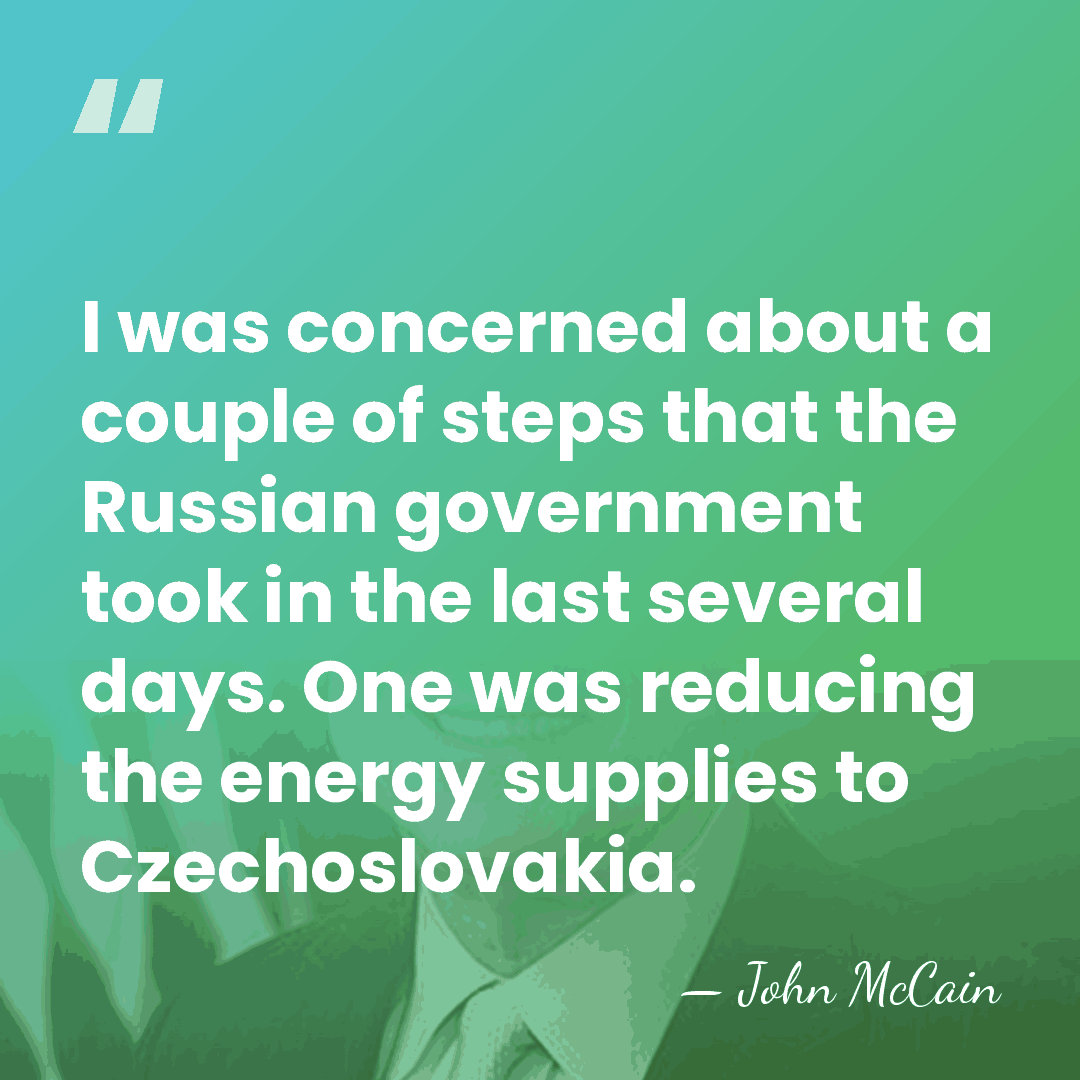 I was concerned about a couple of steps that the Russian government&hellip; - John McCain