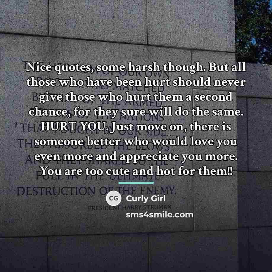 “Nice quotes, some harsh though. But all those who have…” quote by Curly Girl