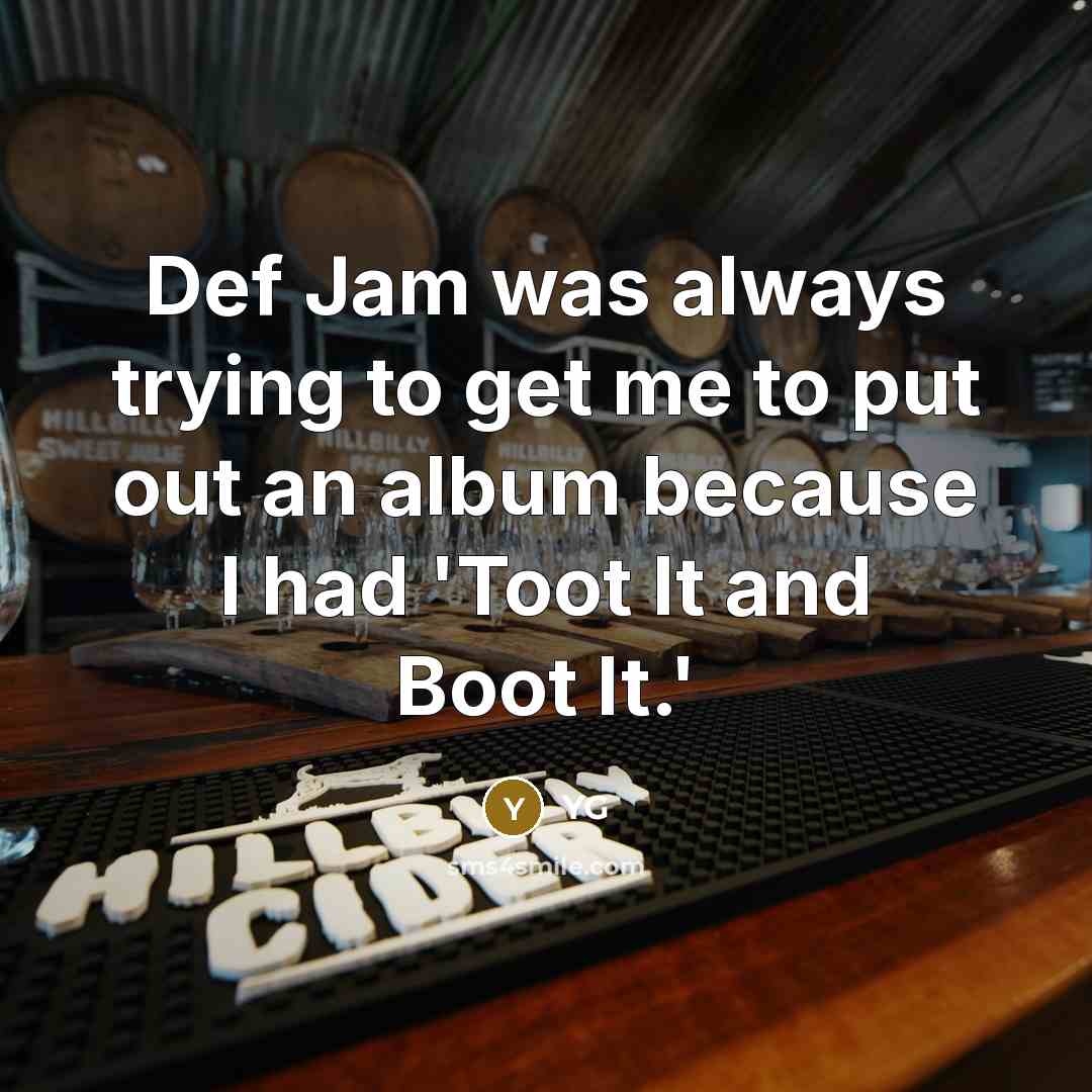 “Def Jam was always trying to get me to put…” quote by YG