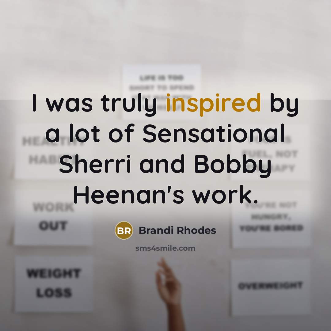 “I was truly inspired by a lot of Sensational Sherri…” quote by Brandi Rhodes