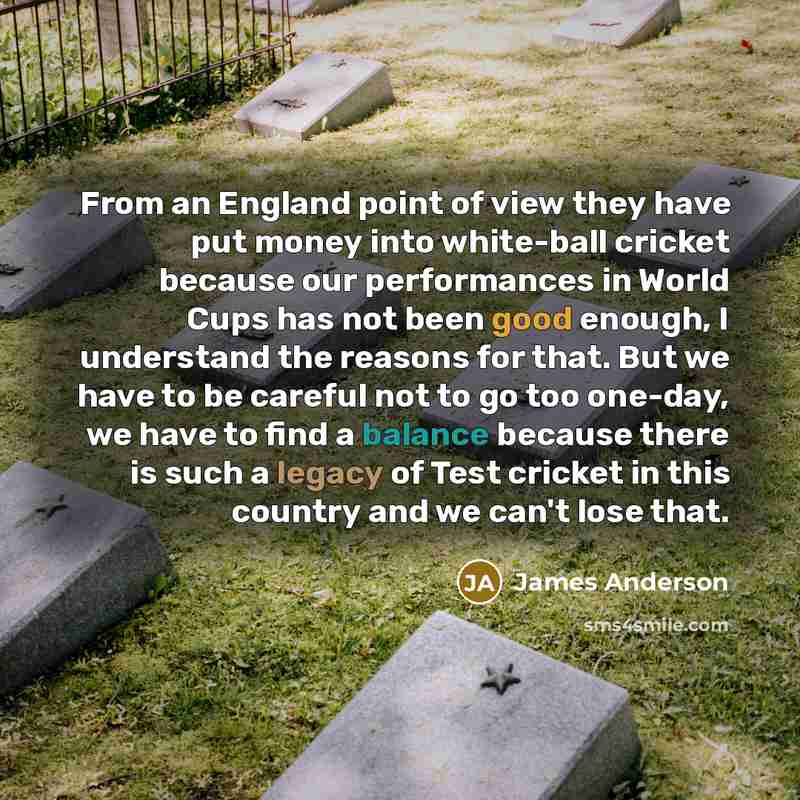 “From an England point of view they have put money…” quote by James Anderson