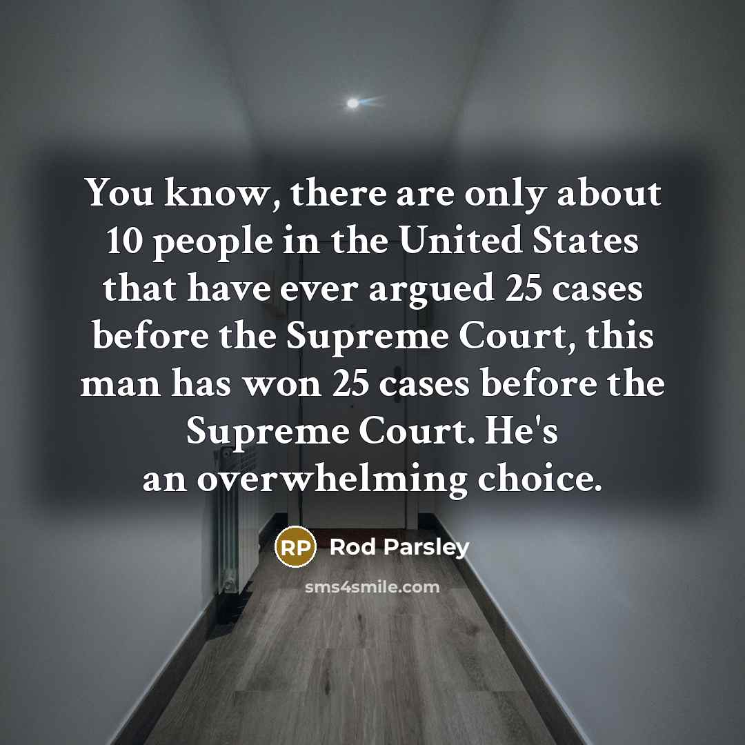 “You know, there are only about 10 people in the…” quote by Rod Parsley