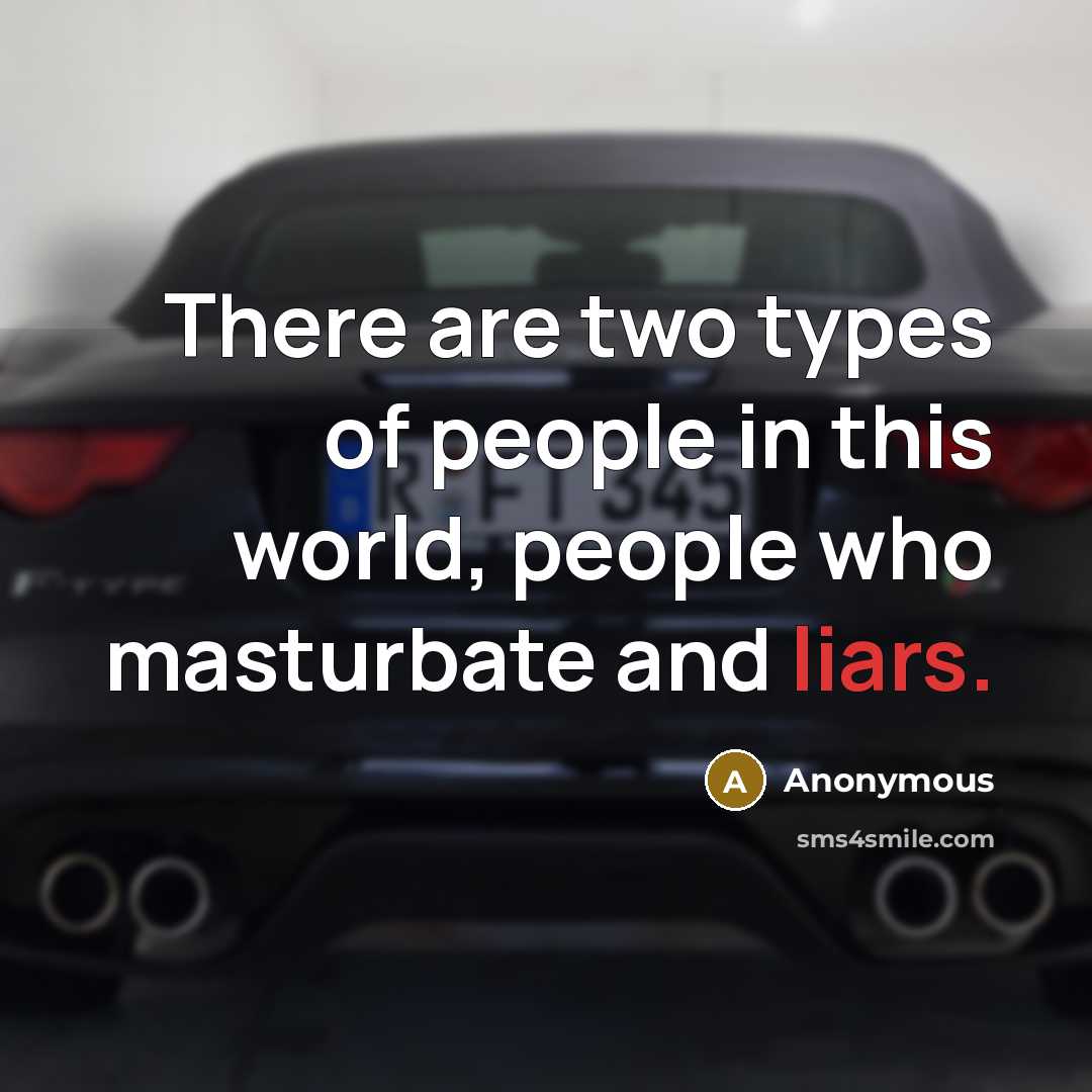 “There are two types of people in this world, people…” quote by Anonymous