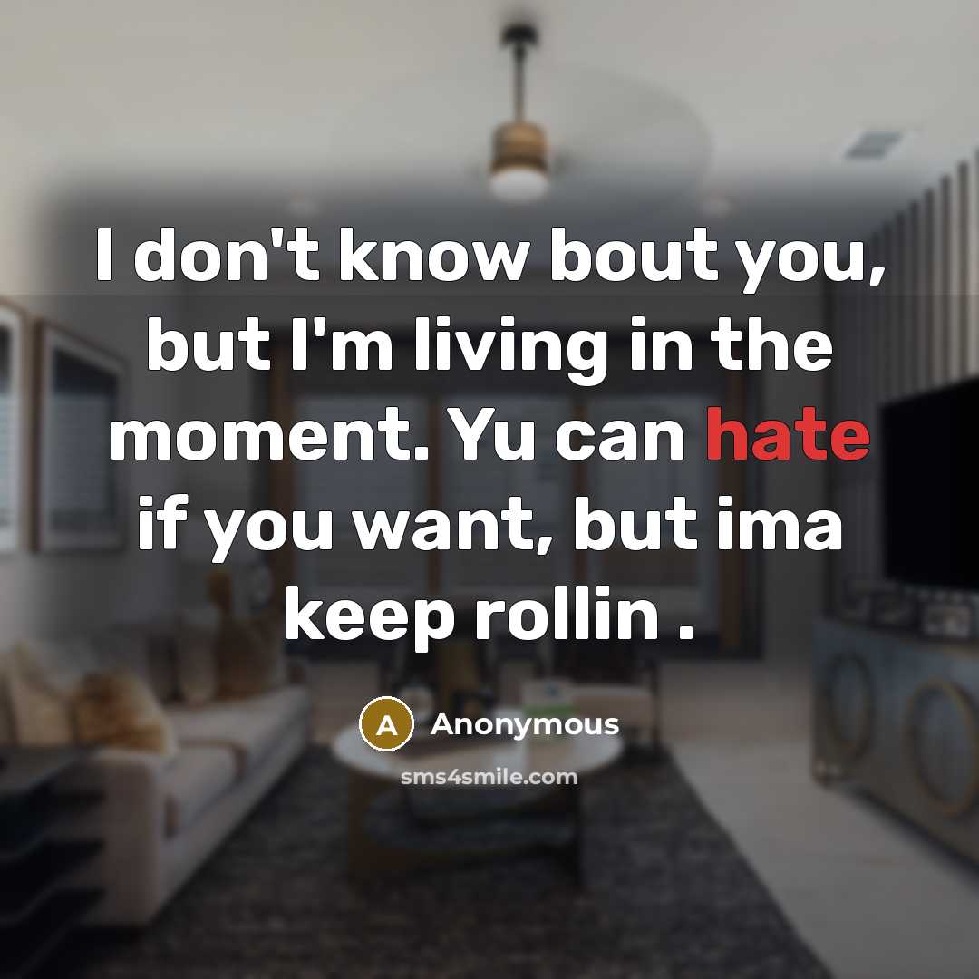 “I don't know bout you, but I'm living in the…” quote by Anonymous