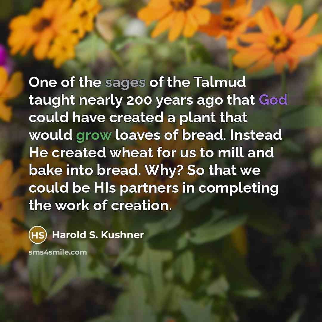 “One of the sages of the Talmud taught nearly 200…” quote by Harold S. Kushner
